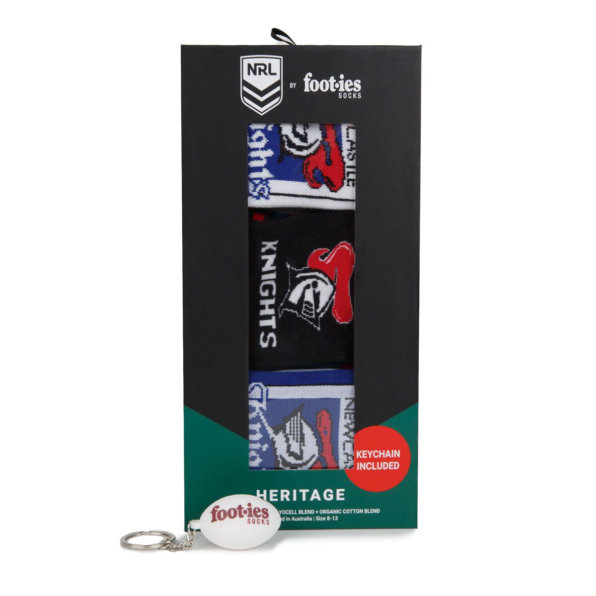 Newcastle Knights 3 Pack Sock Gift Pack