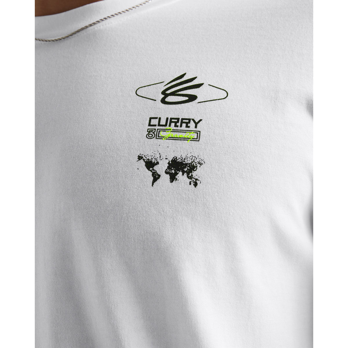 Under Armour Curry Mens Heavyweight Verbiage Long Sleeve Basketball Tee