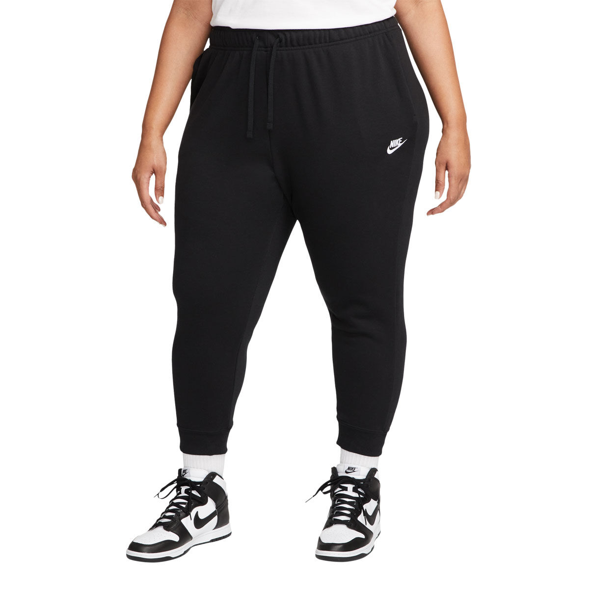 Nike Womens Plus Sportswear Club Fleece Jogger Pants