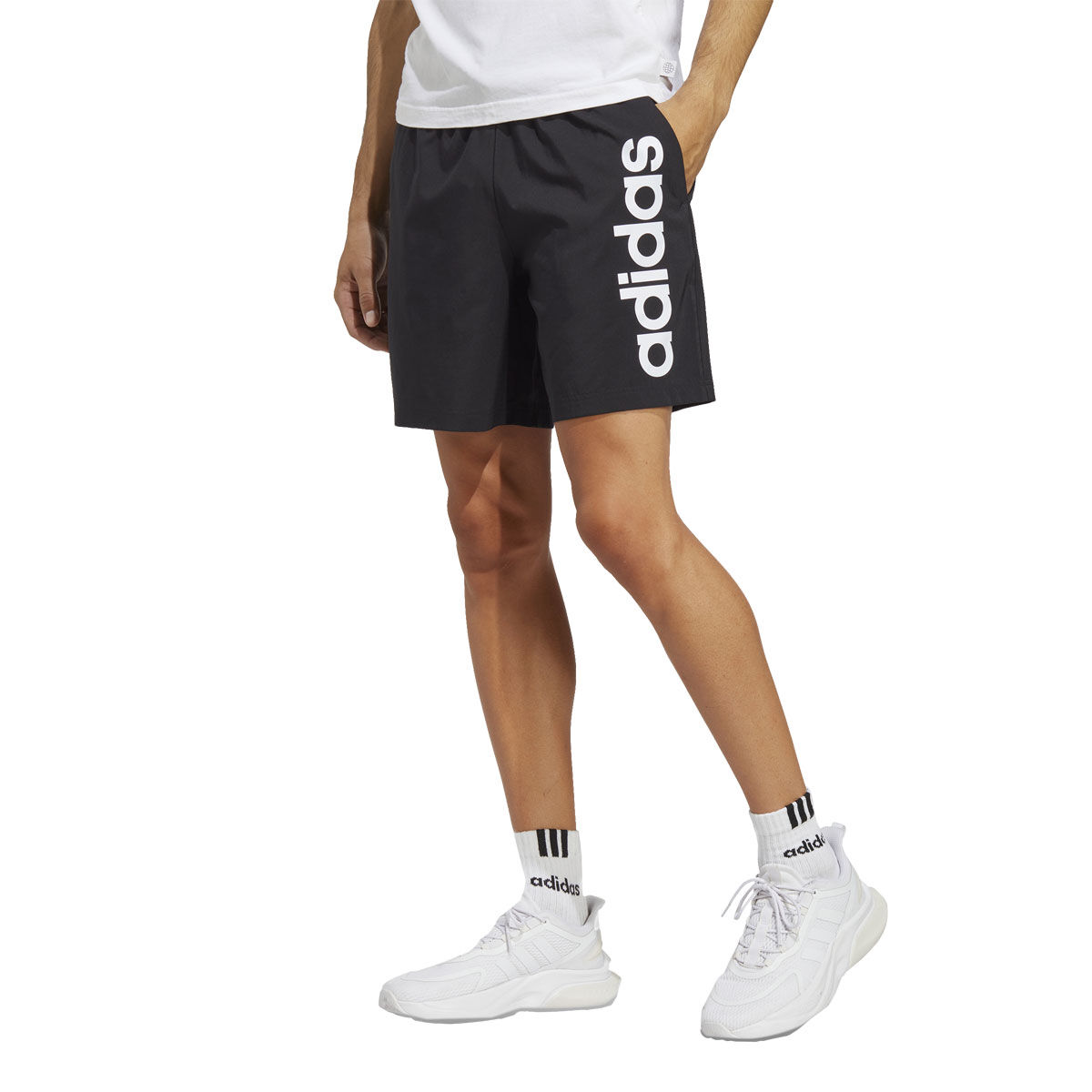 adidas Mens AEROREADY Essentials Chelsea Linear Logo Shorts