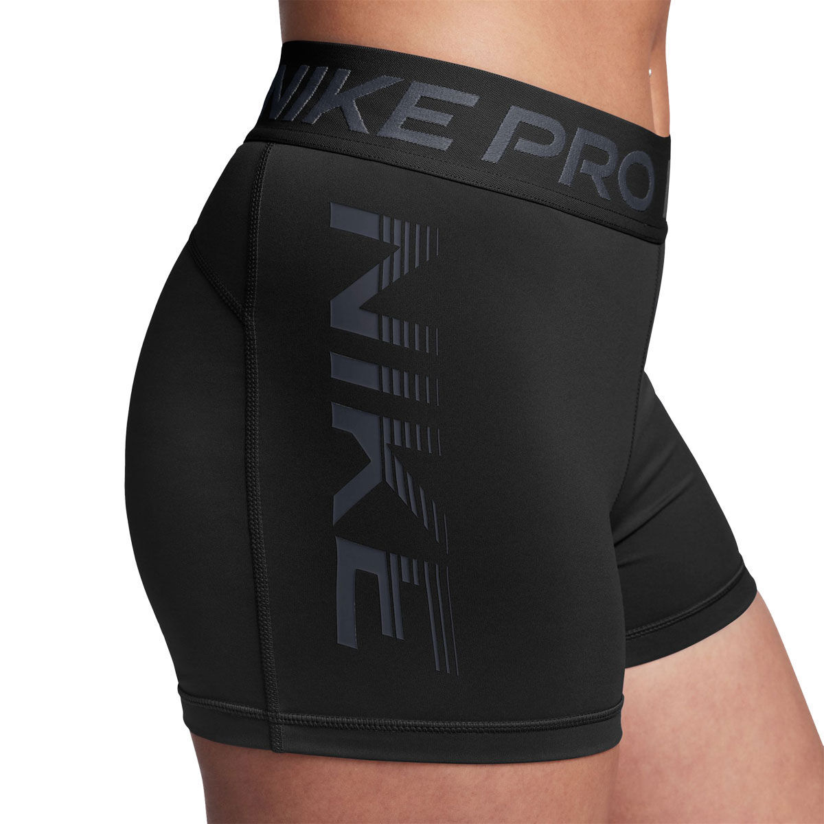 Nike Pro Womens Dri-FIT Graphic 3 Inch Short Tights