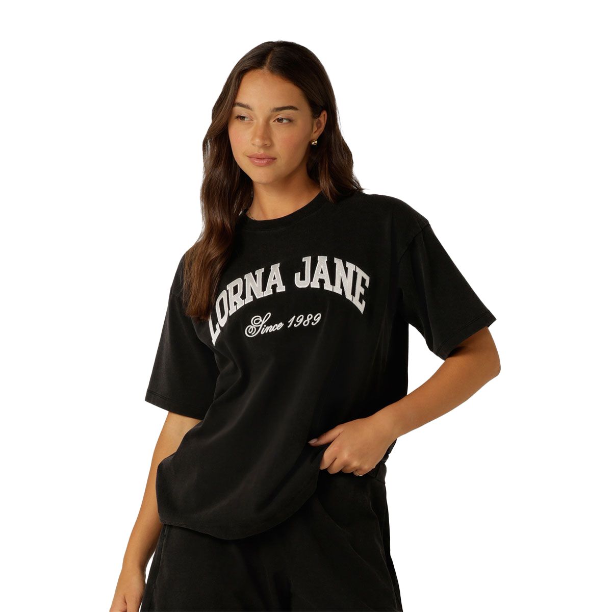Lorna Jane Womens Original Sport Washed Vintage Tee