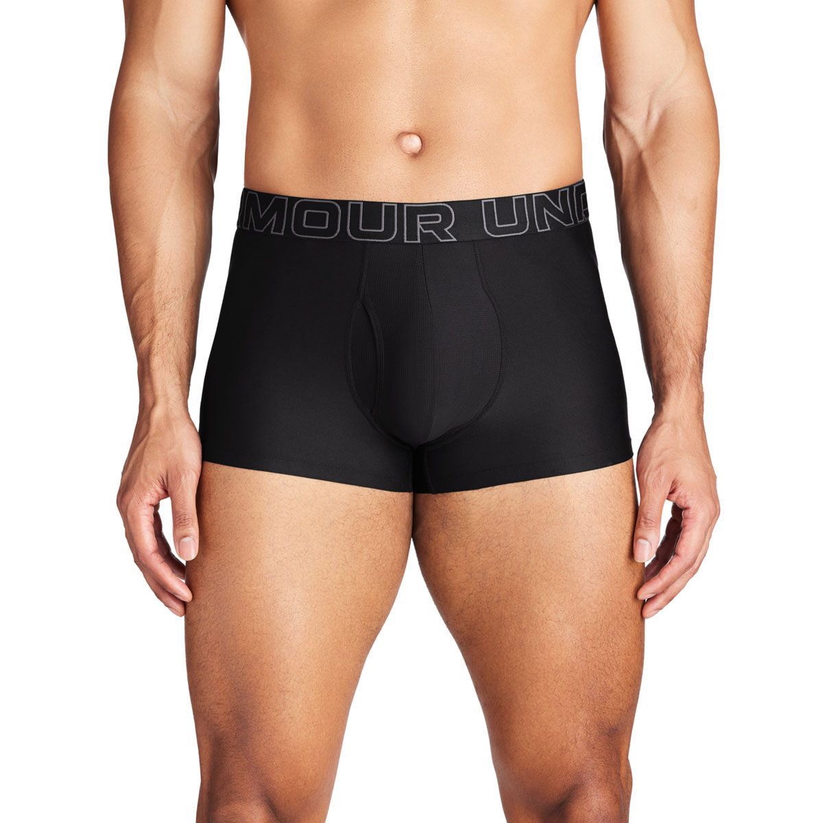 Under Armour Mens UA Performance Tech 3 inch 3 Pack Boxer Jocks
