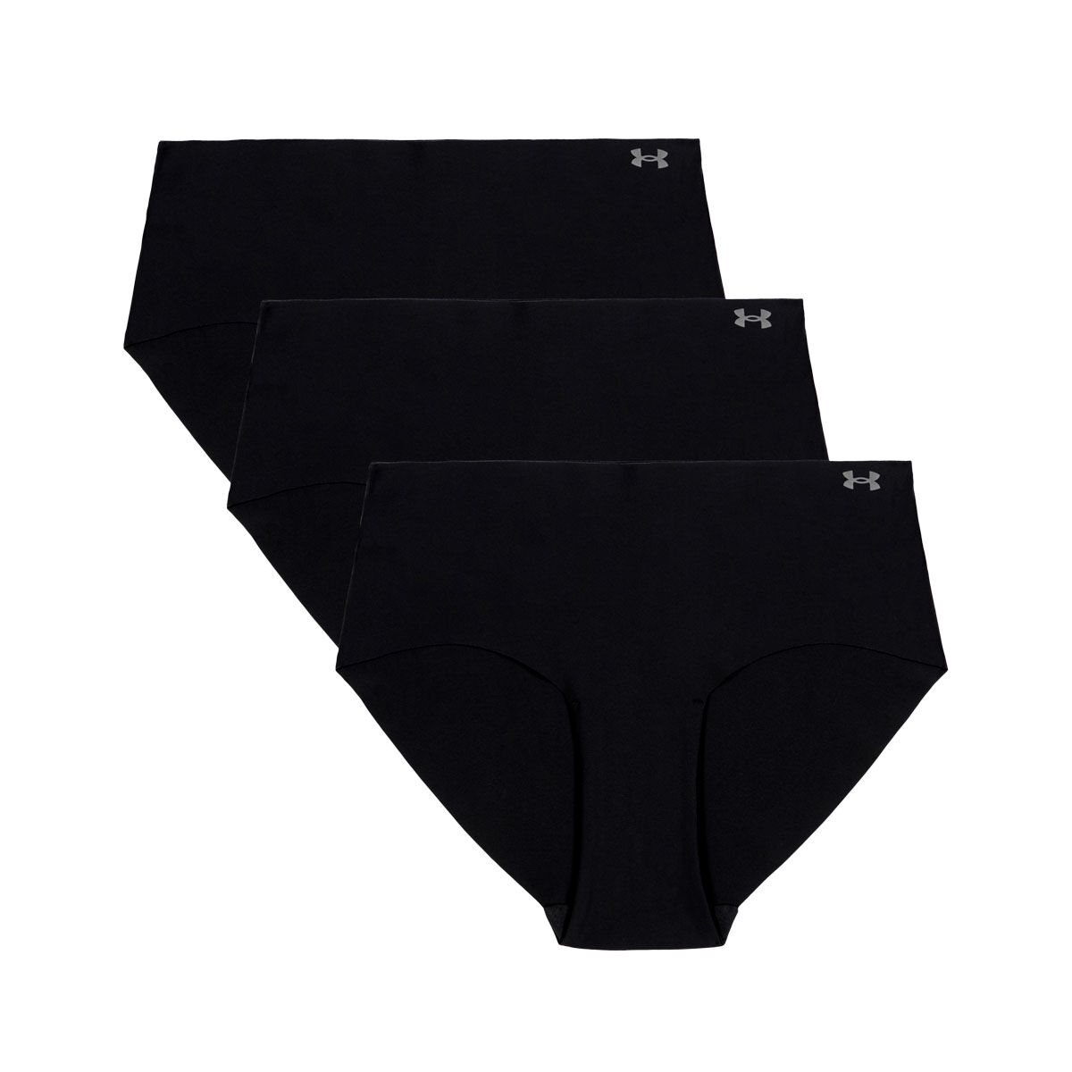 Under Armour Womens Pure Stretch Seamless Hipster Briefs 3 Pack
