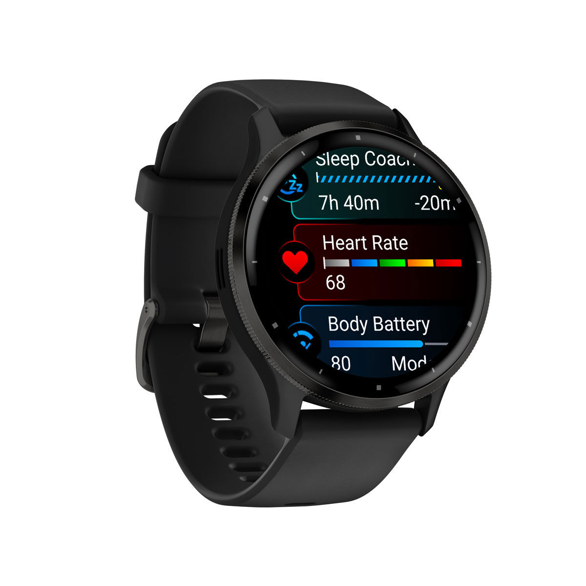 Garmin Venu 3 Watch - Black/Slate