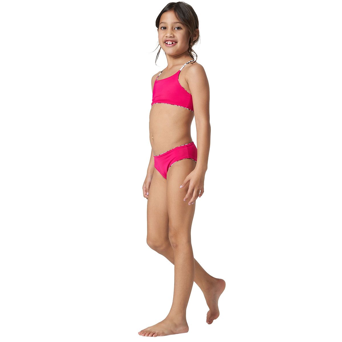 Tahwalhi Girls Reversible Daisy Burst Bikini Set