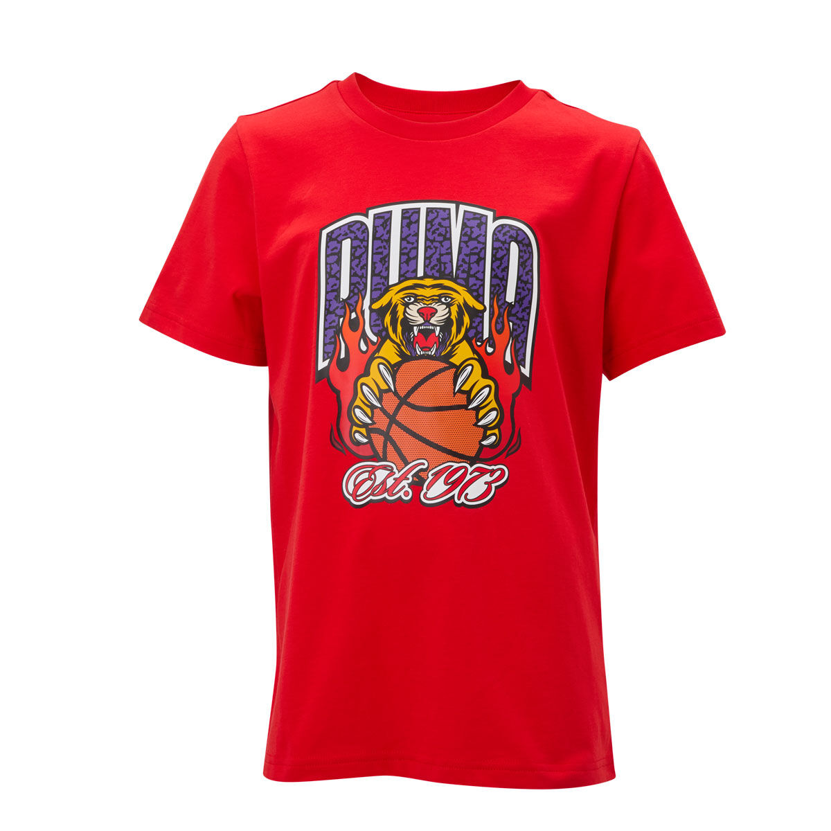Puma Kids Junior Hoops 1973 Cat Tee