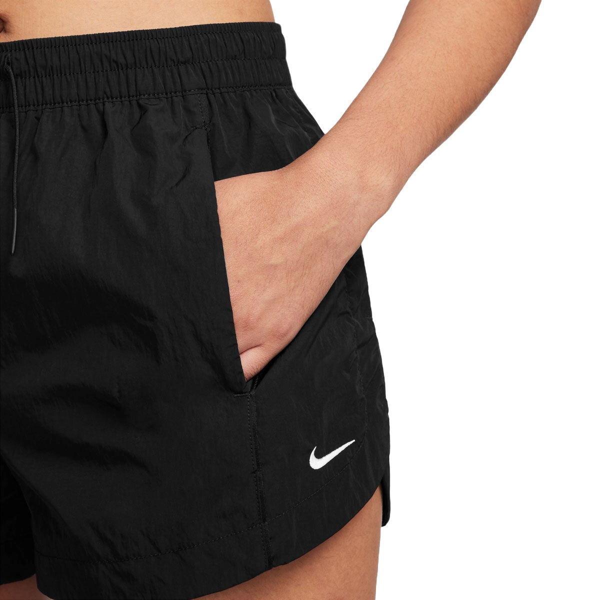 Nike Womens Sportswear Windrunner Woven Mid Rise 2 Inch Shorts