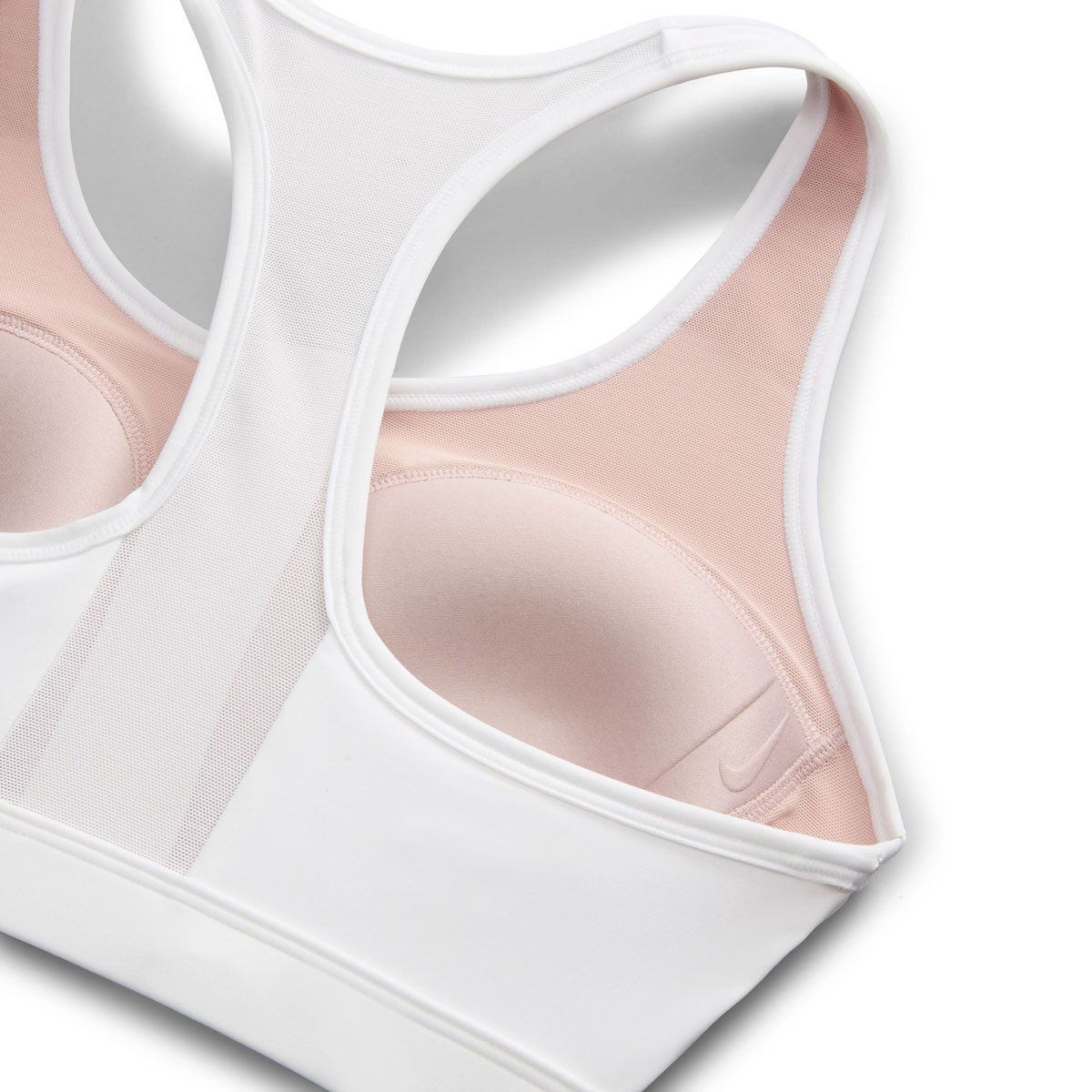 Nike Womens Swoosh Dri-FIT Mid Support Front Zip Sports Bra