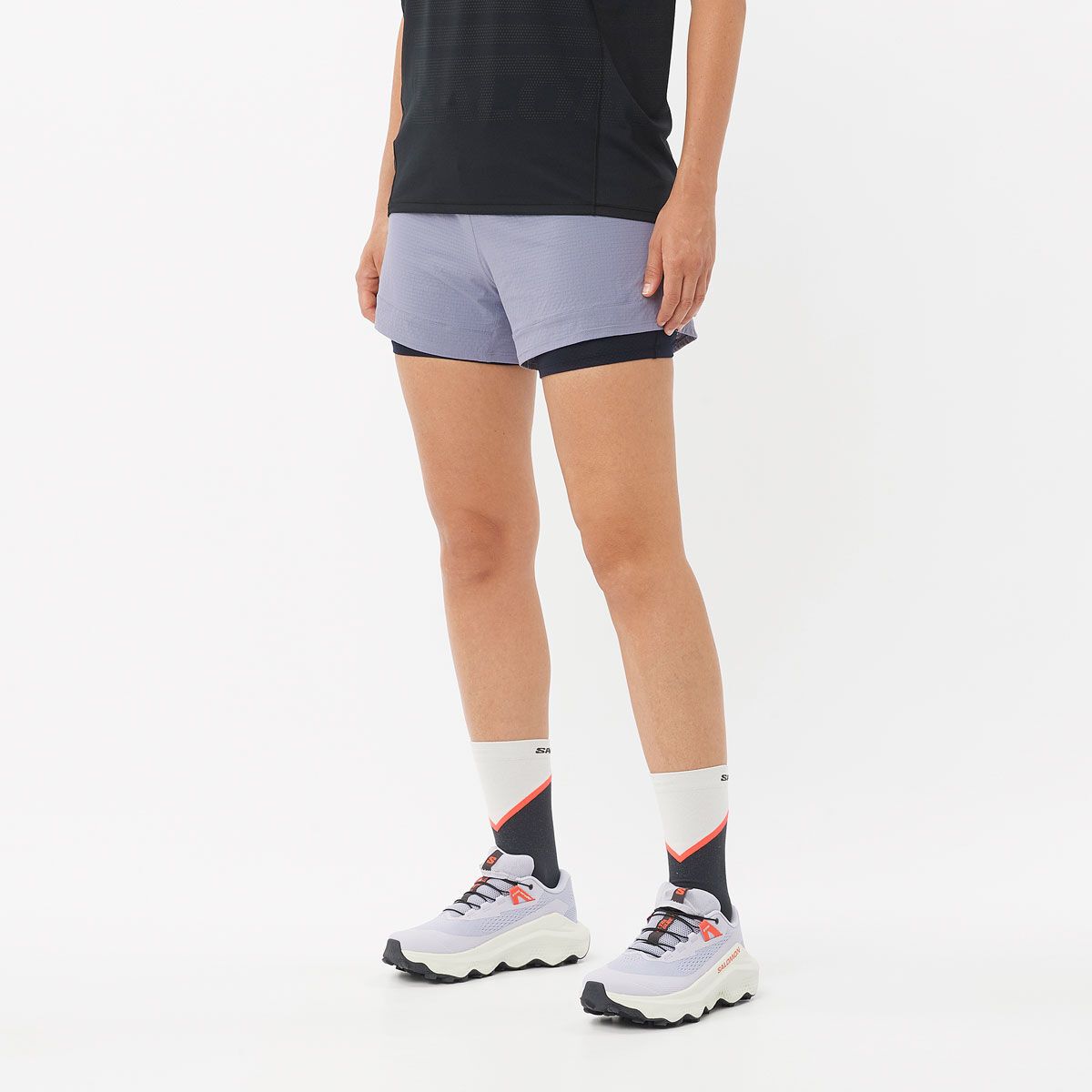 Salomon Womens Sense Aero 2 in 1 Shorts