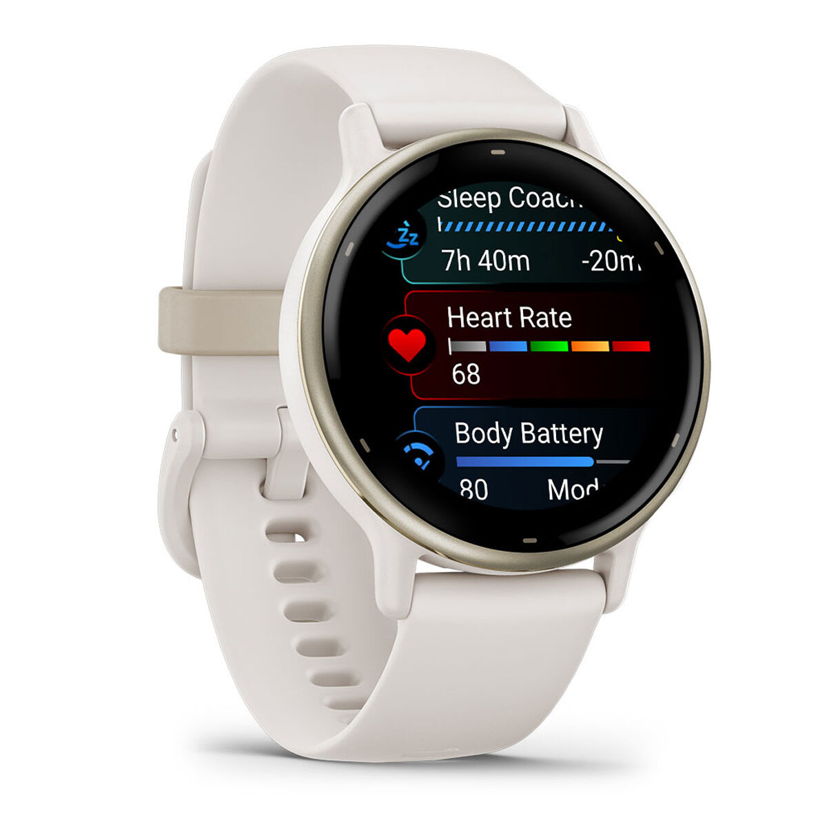 Garmin Vivoactive 5 Watch - Cream Gold
