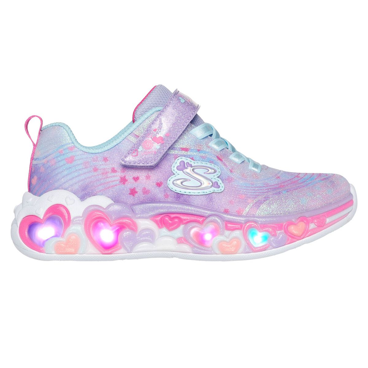 Skechers Eternal Heart Lights PS Kids Casual Shoes