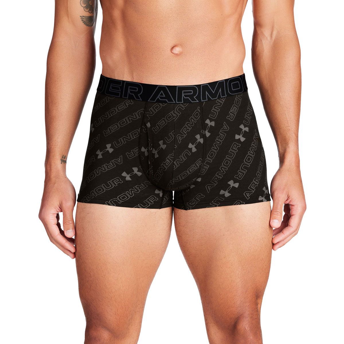 Under Armour Mens Performance Cotton 3 Inch Trunks