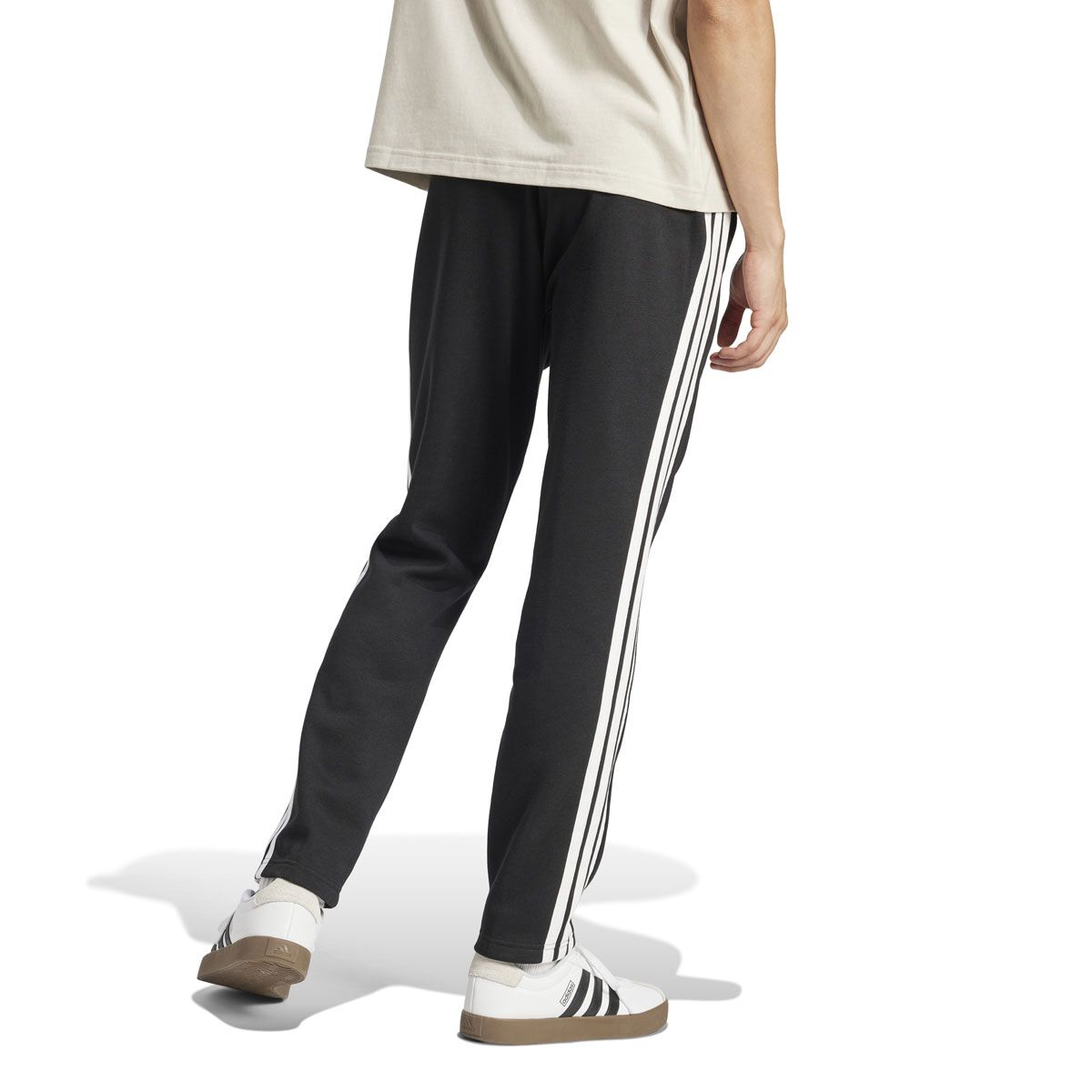 adidas Mens Essentials Fleece 3 -Stripes Open Hem Track Pants