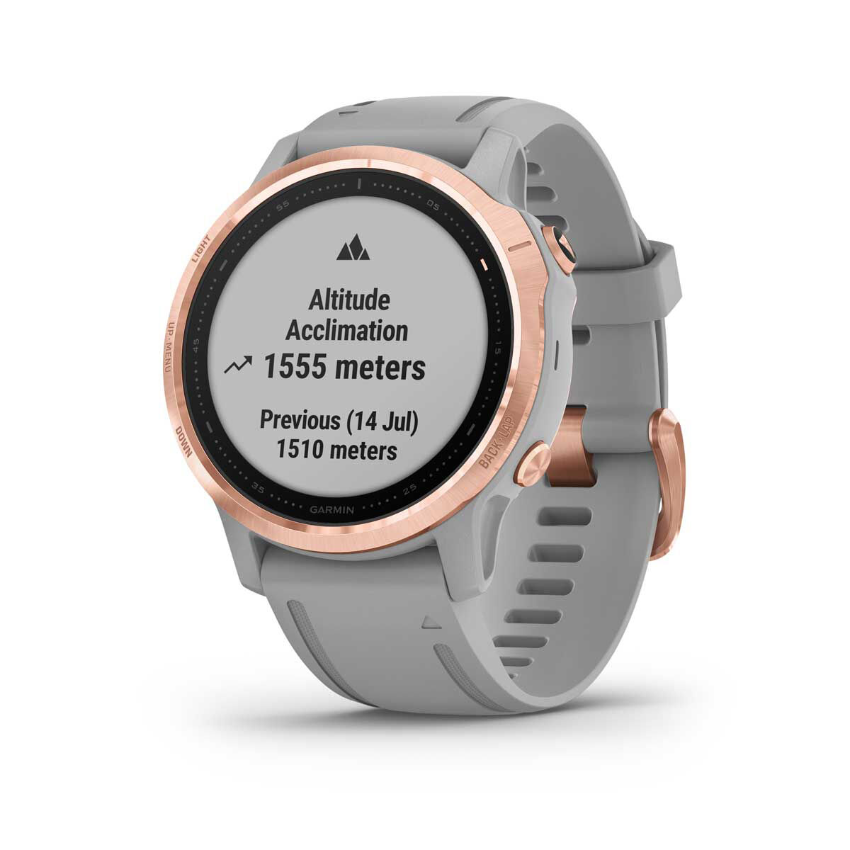 Garmin Fenix 6S Sapphire Watch - Rose Gold