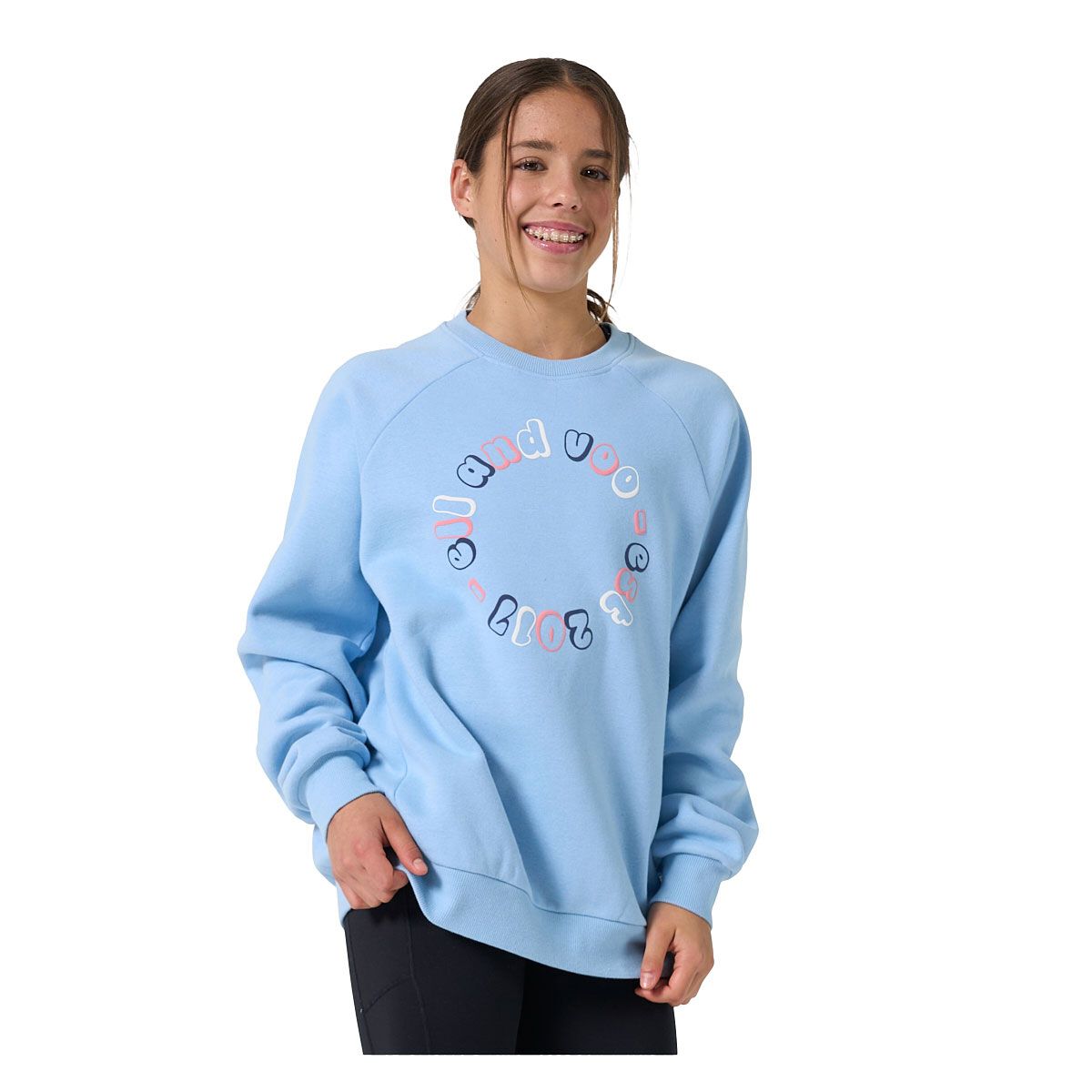 Ell/Voo Junior Mae Fleece Crew Sweatshirt