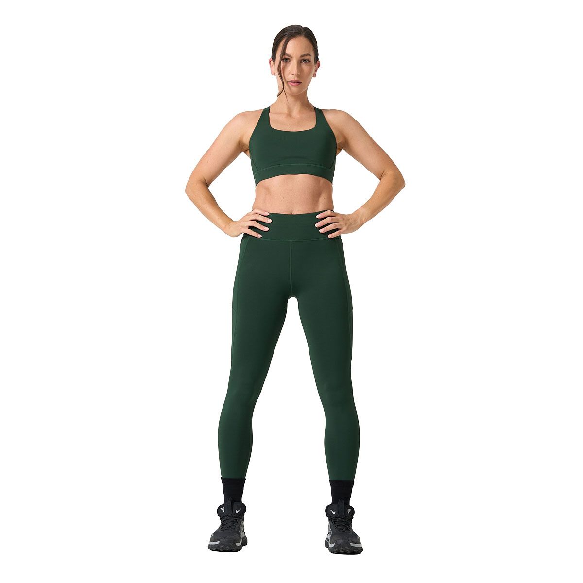 Ell/Voo Womens Kara High Rise 7/8 Pocket Tights