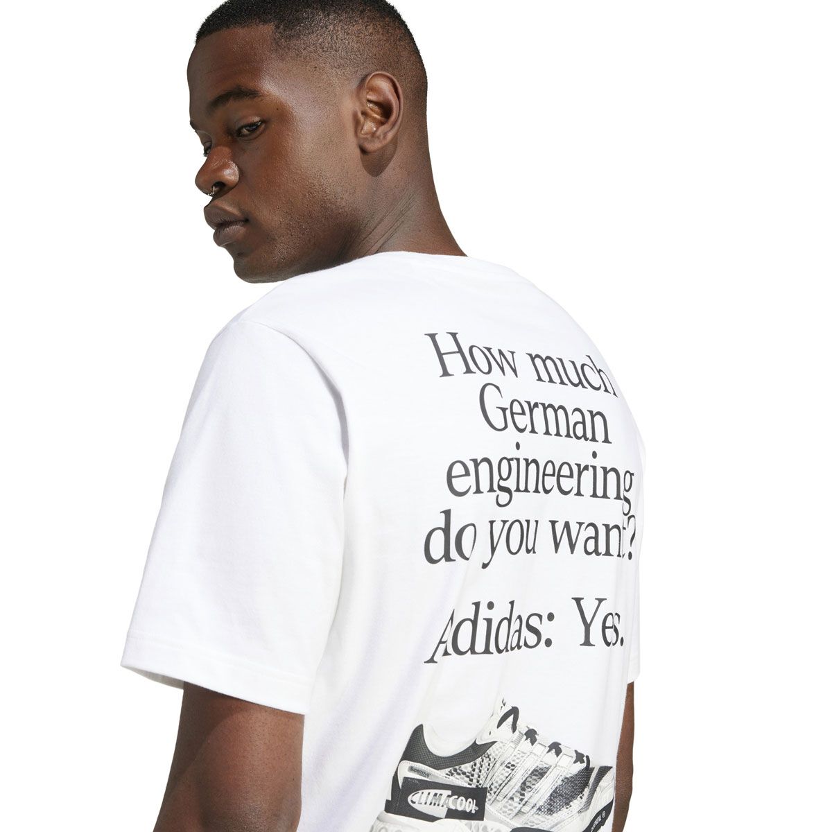 adidas Mens German Engineering Graphic Tee