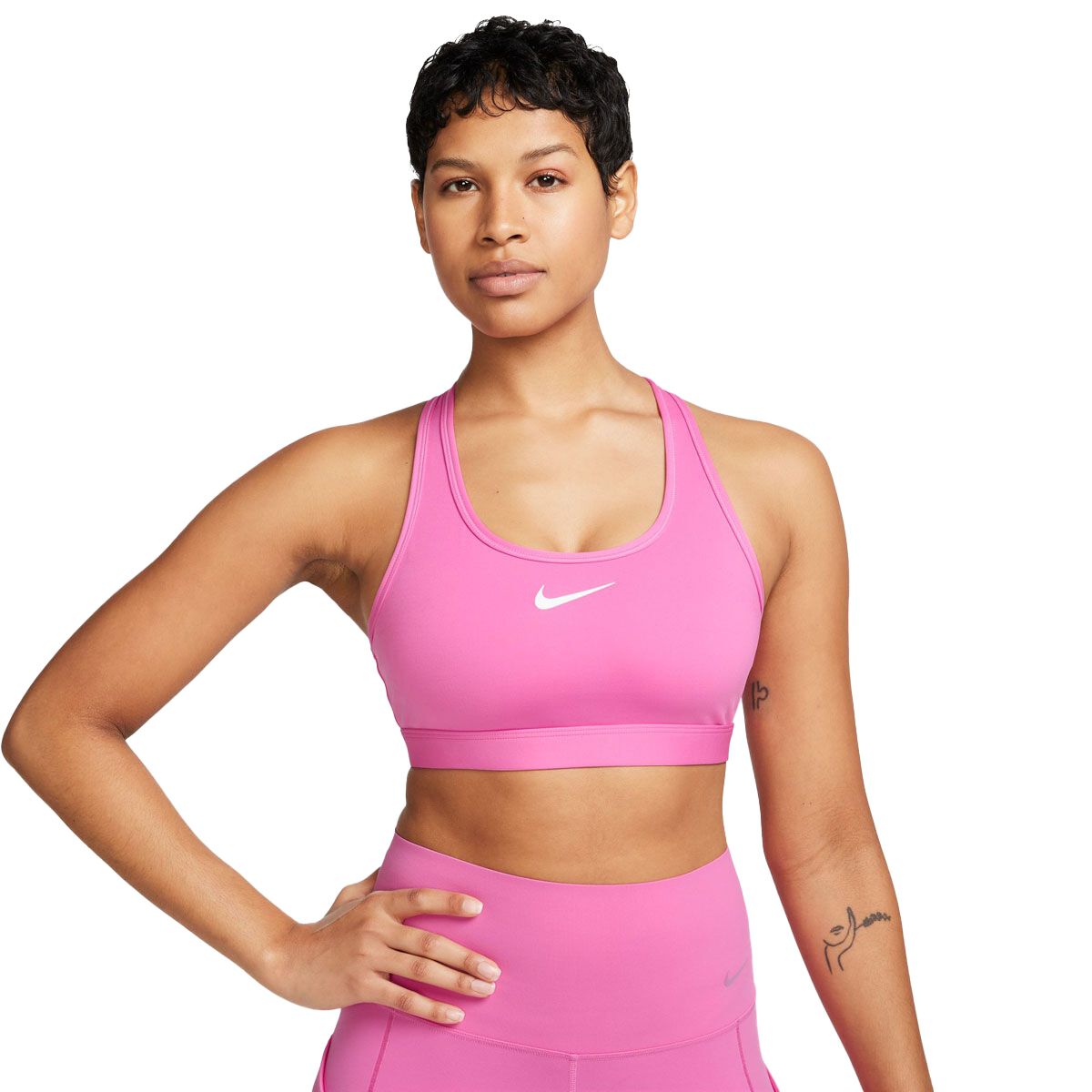 Nike Womens Swoosh Dri-FIT Medium Support Padded Sports Bra