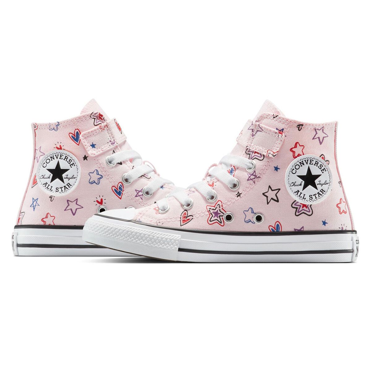 Converse Chuck Taylor All Star Easy On Doodles PS Kids Casual Shoes