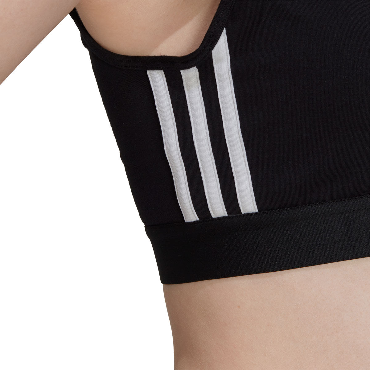 adidas Womens Essentials 3-Stripes Crop Top