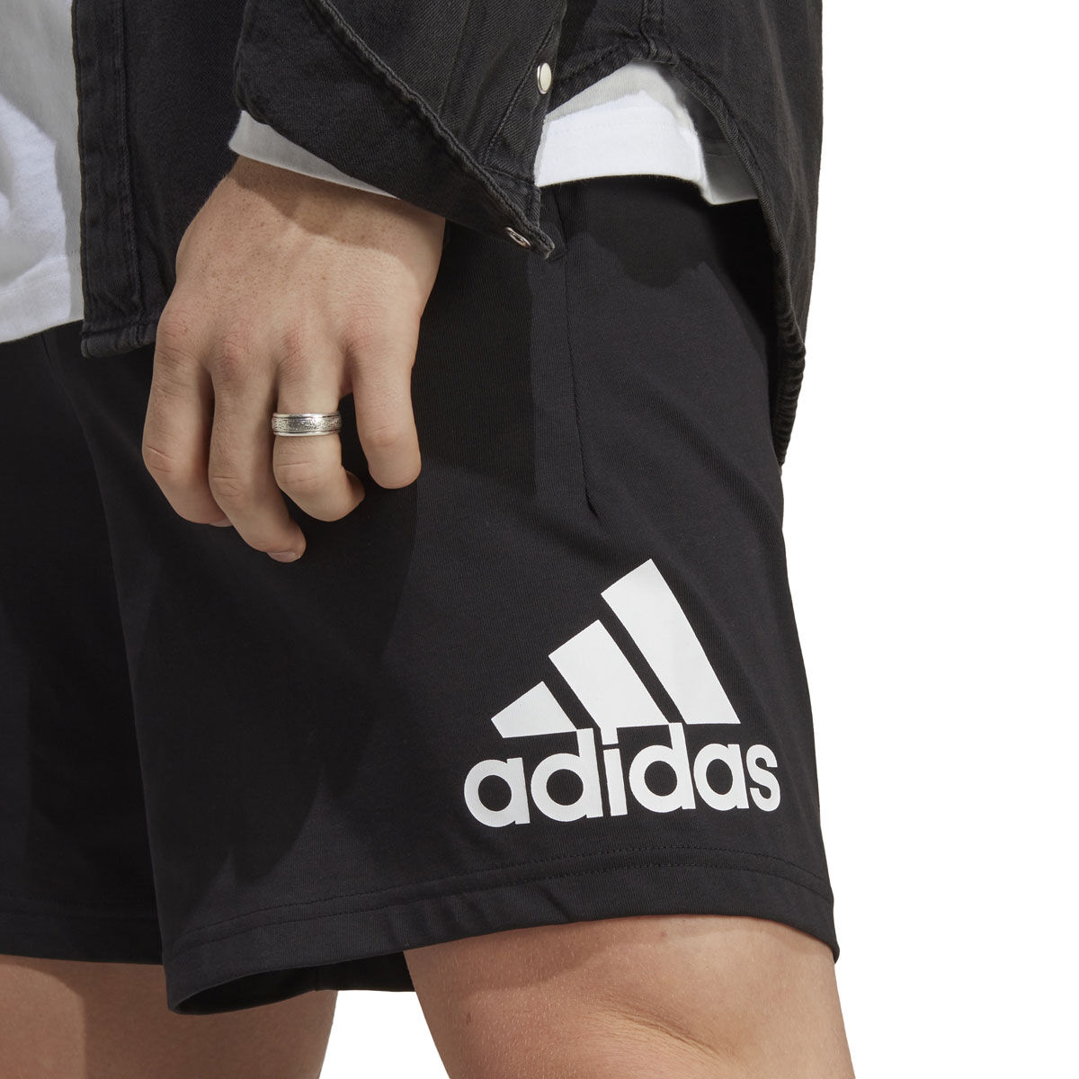 adidas Mens Essentials Big Logo Shorts