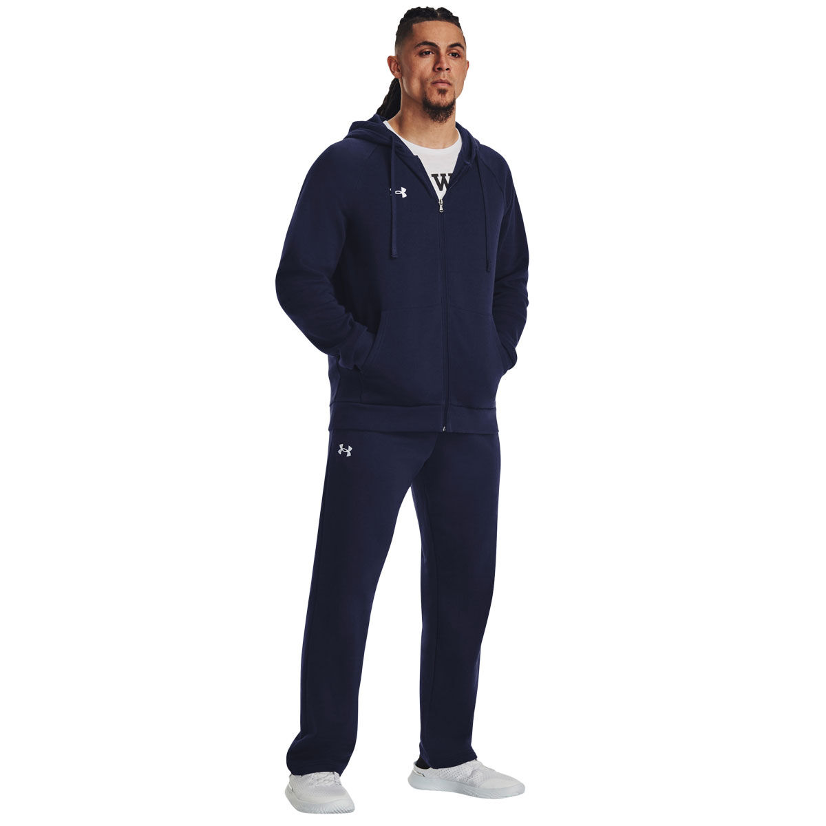 Under Armour Mens Rival Fleece Full Zip Hoodie