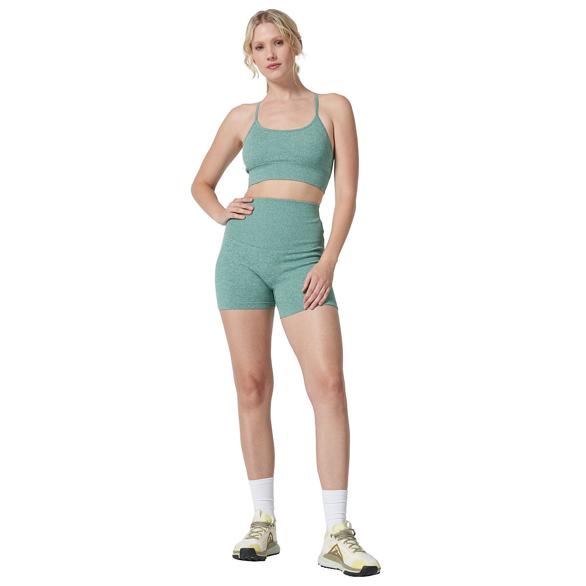 Ell/Voo Womens Reili Seam Free 5 Inch Tights