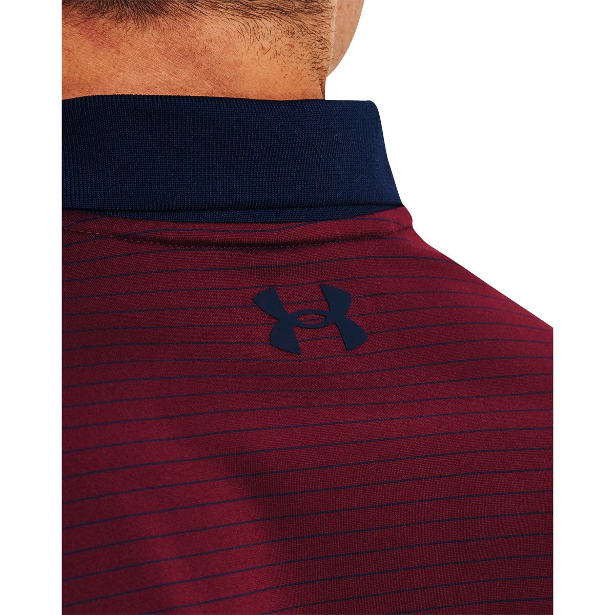 Under Armour Mens Performance 3.0 Stripe Golf Polo