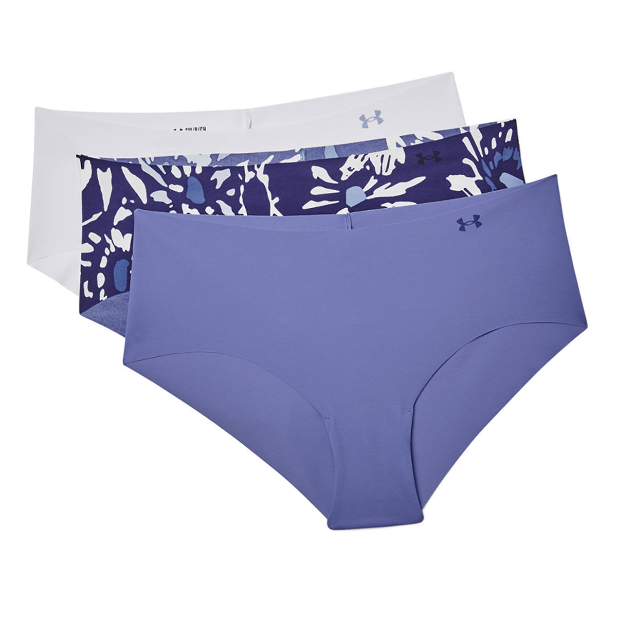 Under Armour Womens Pure Stretch Seamless Hipster Briefs 3 Pack