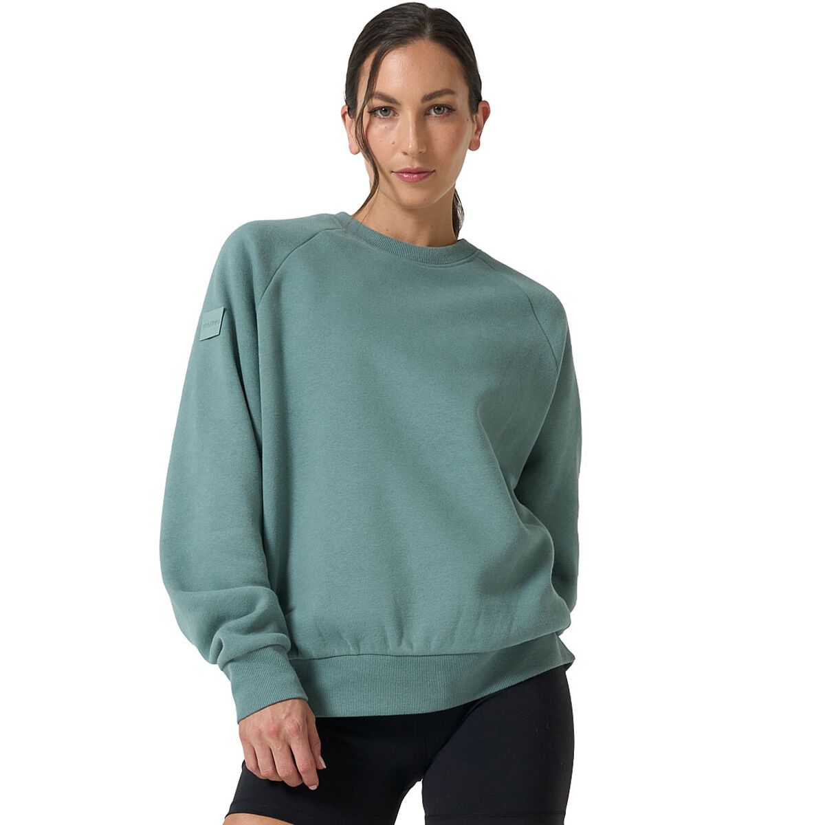 Ell/Voo Womens Mae Fleece Crew Neck Sweatshirt