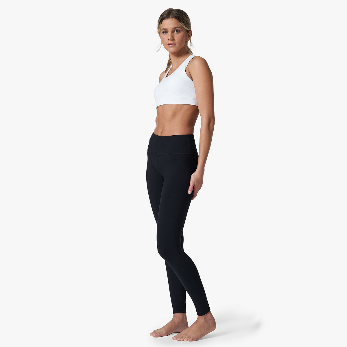 Ell/Voo Womens Essentials Crop Sports Bra