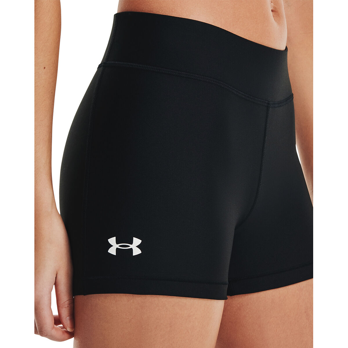 Under Armour Womens HeatGear Armour Mid Rise Shorty Bike Tights