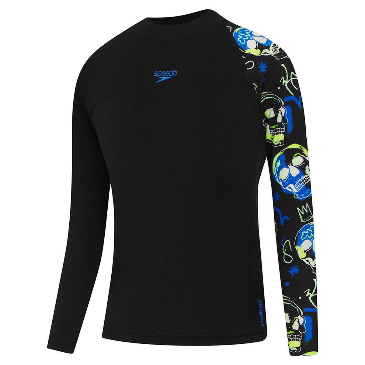 Speedo Boys Long Sleeve Tech Panel Rash Top