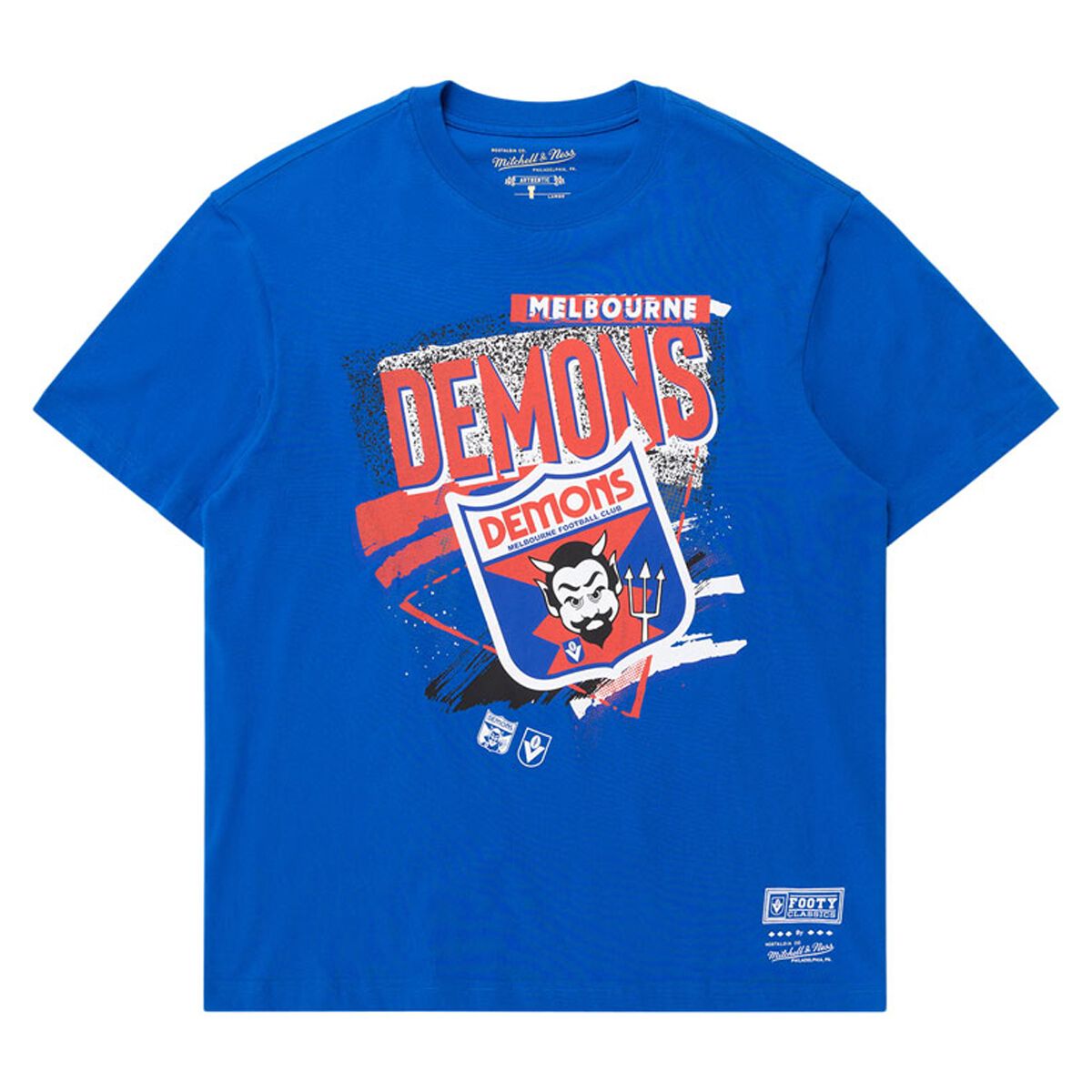 Melbourne Demons Mens 2025 Abstract Logo Tee