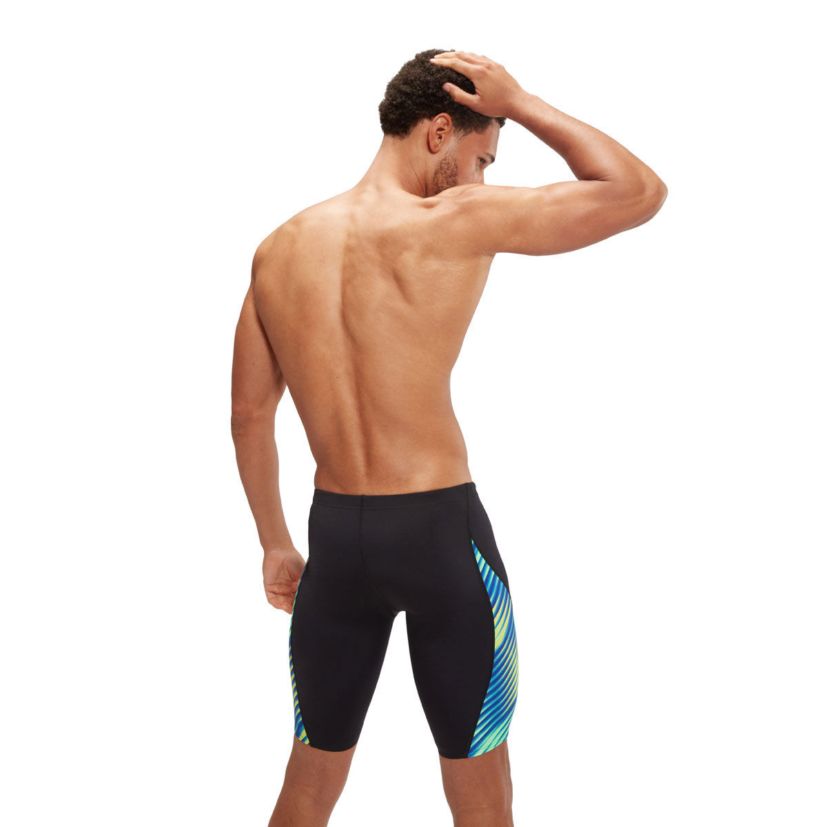 Speedo Mens Allover Digital V-Cut Jammer