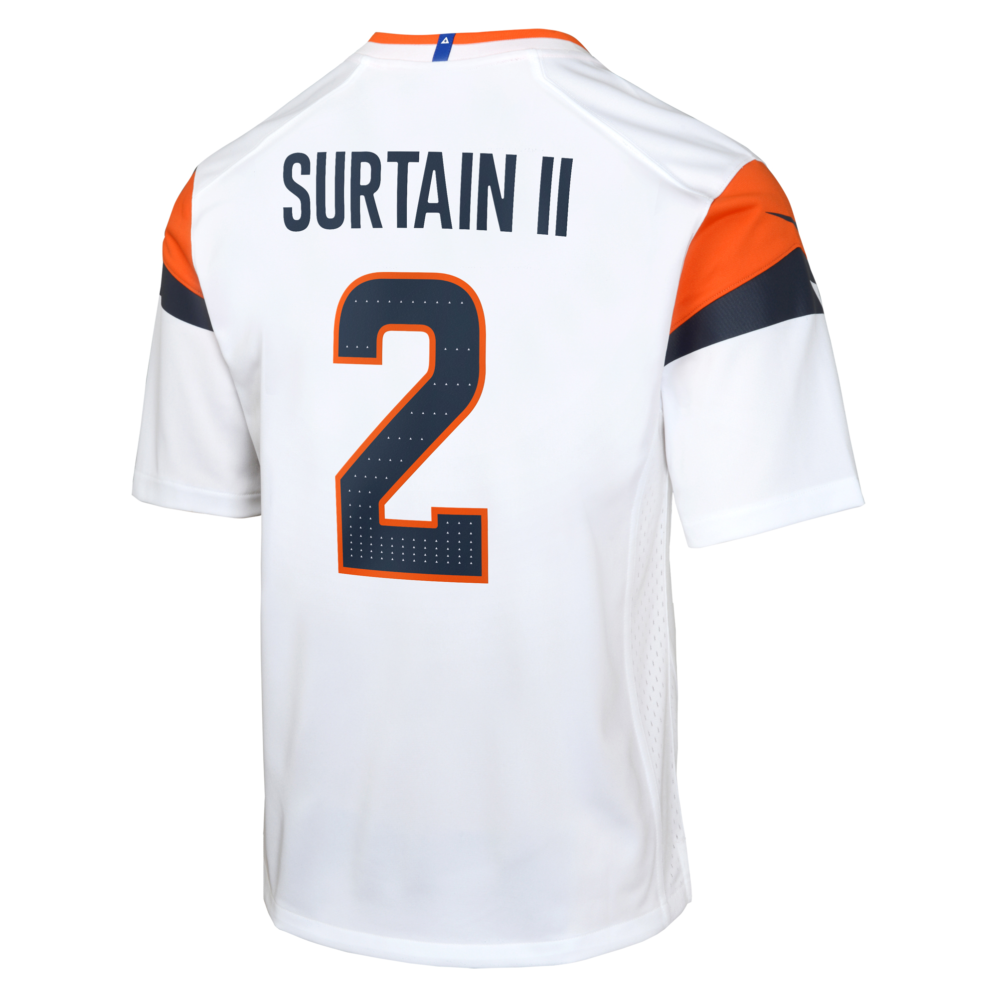 Denver Broncos Road Game Jersey - White - Patrick Surtain II - Youth