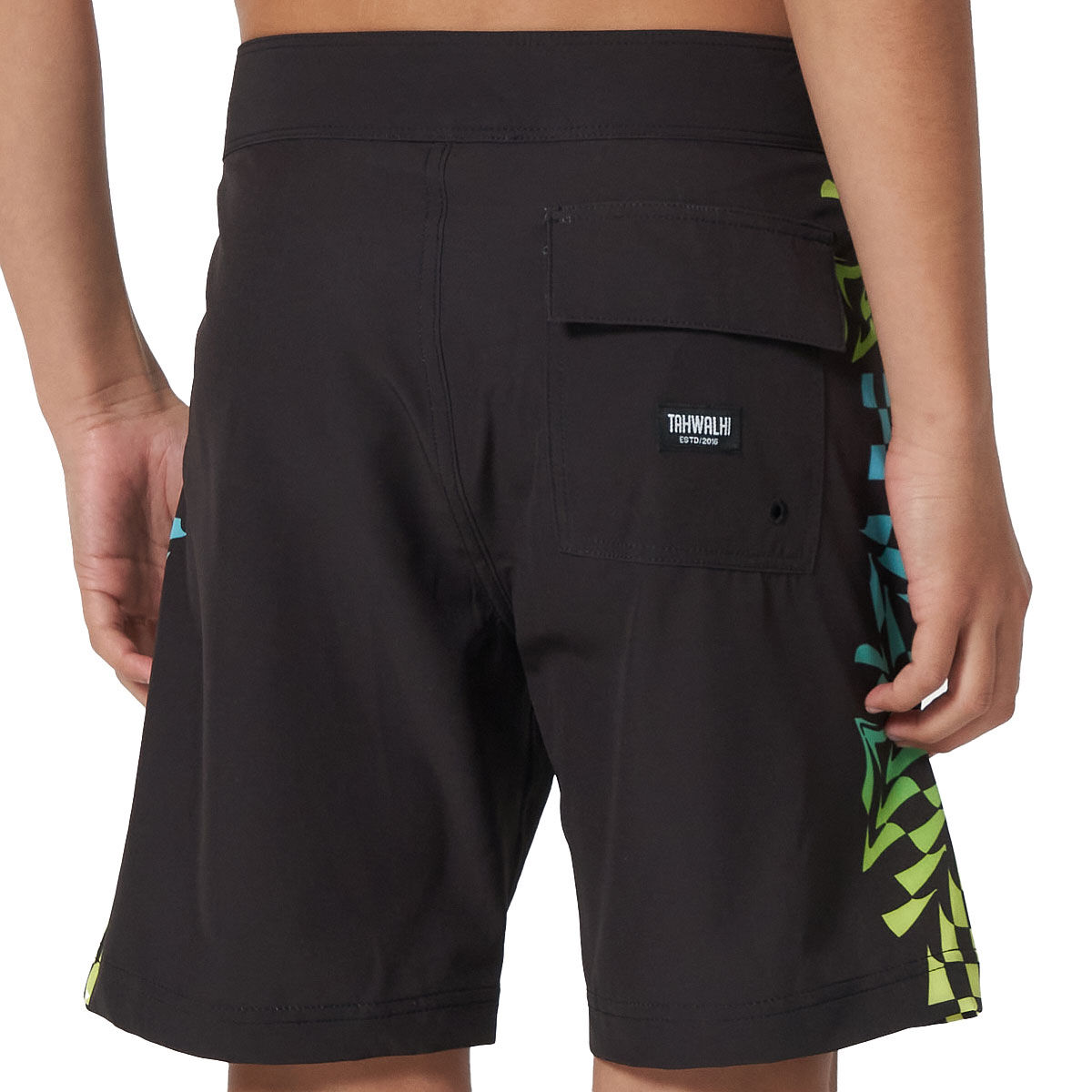Tahwalhi Boys Psycho Check Board Shorts