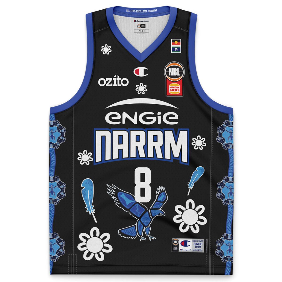 Melbourne United Kids Matthew Dellavedova 2024/25 Indigenous Basketball Jersey