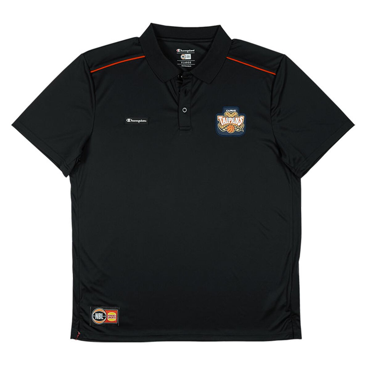 Cairns Taipans Mens 2025/26 Performance Polo Black M