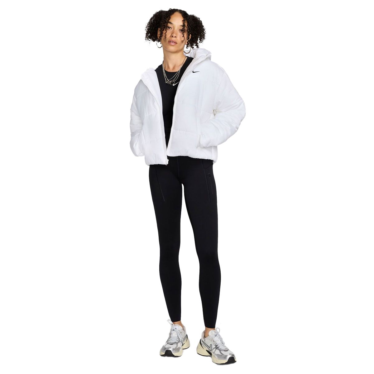 Nike Womens Sportswear Therma-FIT Classic Hooded Puffer Jacket