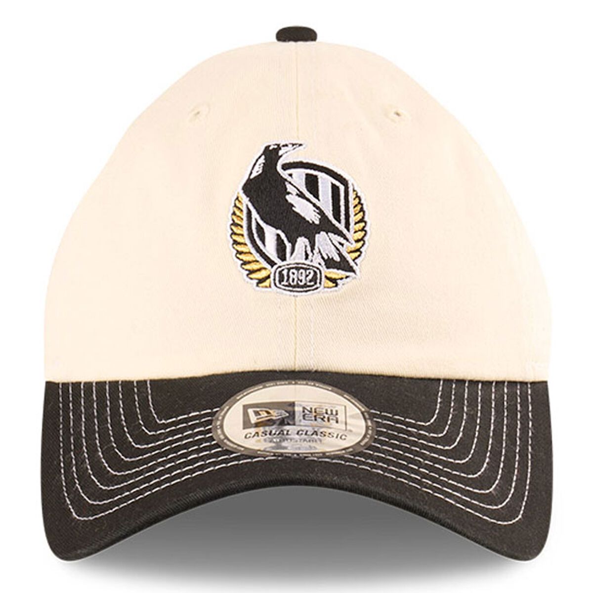 Collingwood Magpies Casual Classic Supporter Two-Tone 2025 Cap