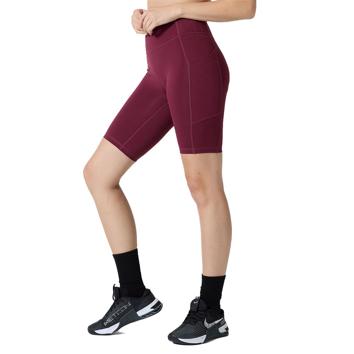 Ell/Voo Womens Essentials 9 Inch Pocket Short Tights