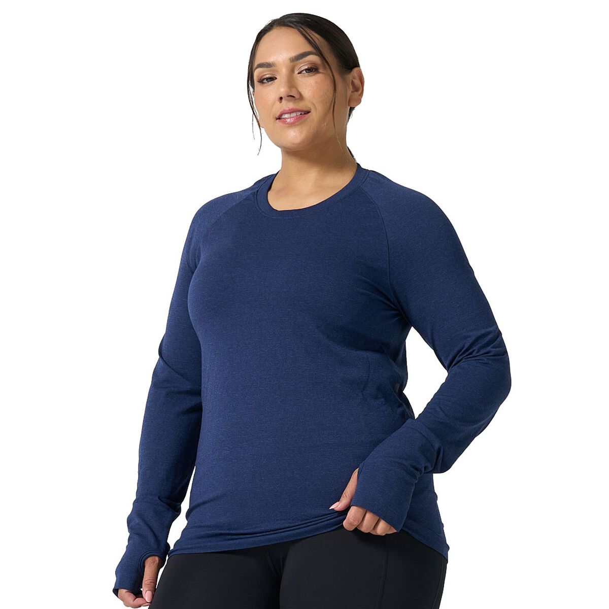 Ell/Voo Womens Reili Seam Free Long Sleeve Tee