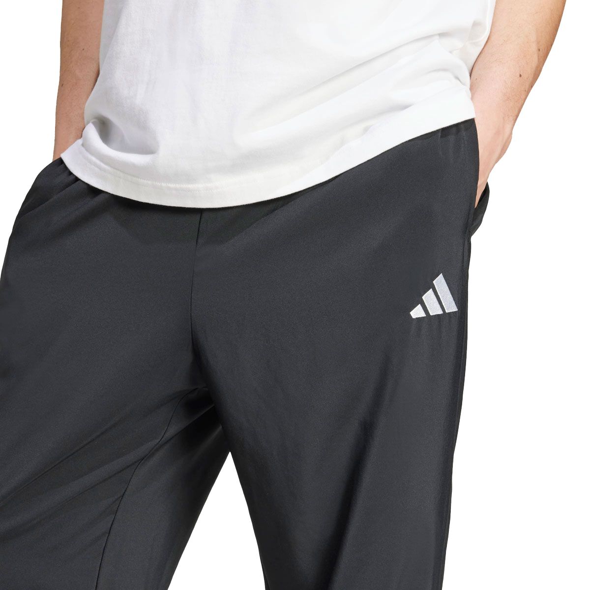 adidas Mens Essentials 3-Stripes Stanford Open Hem Pants