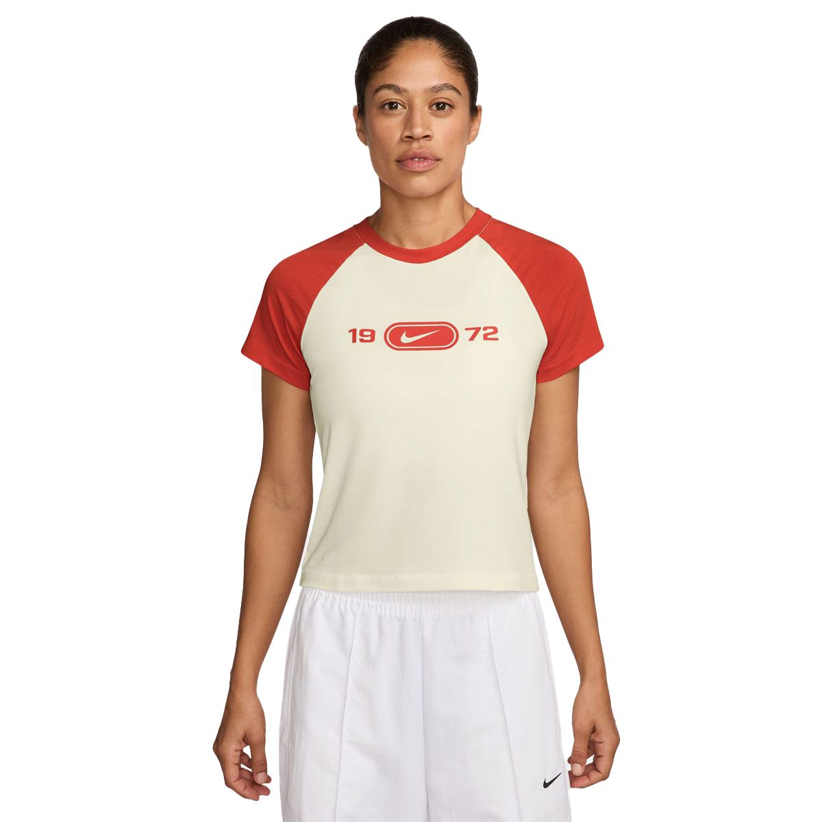 Nike Womens Sportswear Chill Knit Ringer Tee