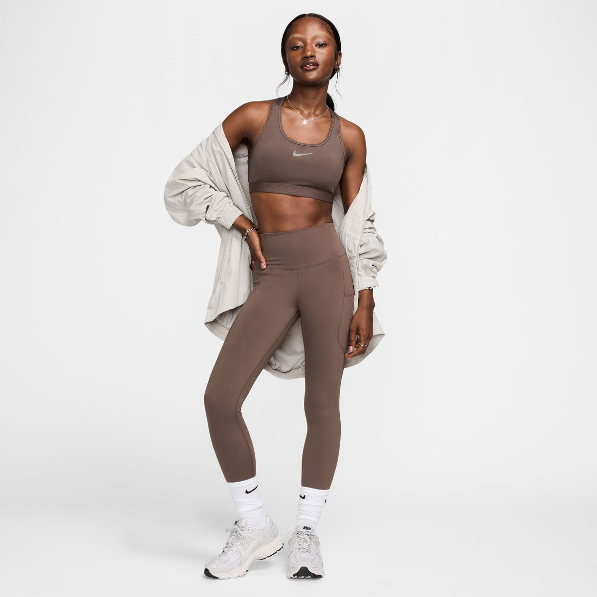 Nike Womens One Dri-FIT High Rise 7/8 Pocket Tights