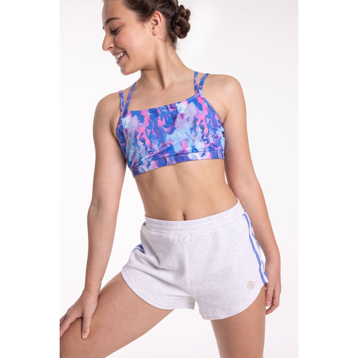 Flo Active Junior Farrah Side Stripe Shorts