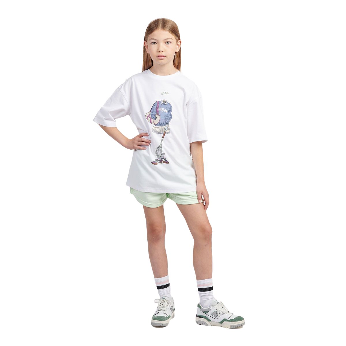 New Balance Junior Tennis Girl Graphic Tee