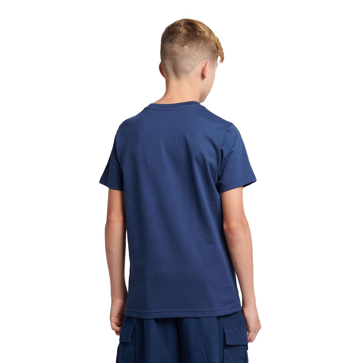 New Balance Junior Jersey Stacked Logo Tee